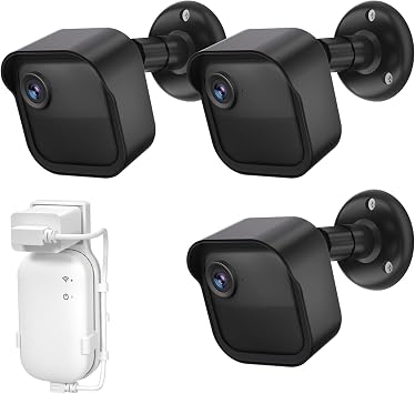 3 Pack Blink Outdoor Camera Wall Mount with Sync Module Core Outlet Mount | 360 Adjustable Mount,Weatherproof Protective Housing for Blink Outdoor 4/2K+/3rd Gen Camera SystemCamera is Not Included