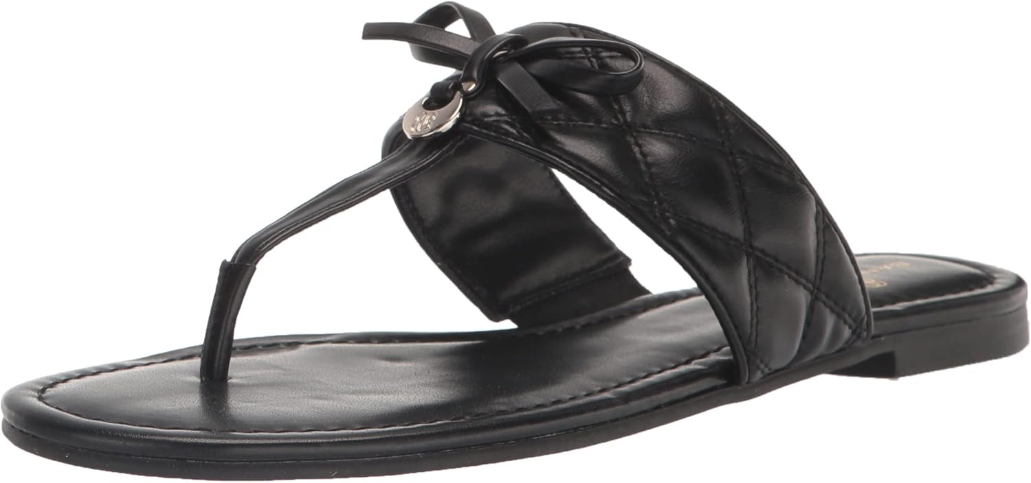 Bandolino Women's Kyliyn Flat Sandal, Black 001, 5.5