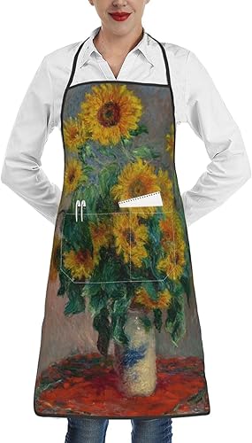 Delantal divertido para mujer con bolsillo, delantales para mujer, delantal lindo para cocinar, delantal de camarera delantales de cocina para mujer