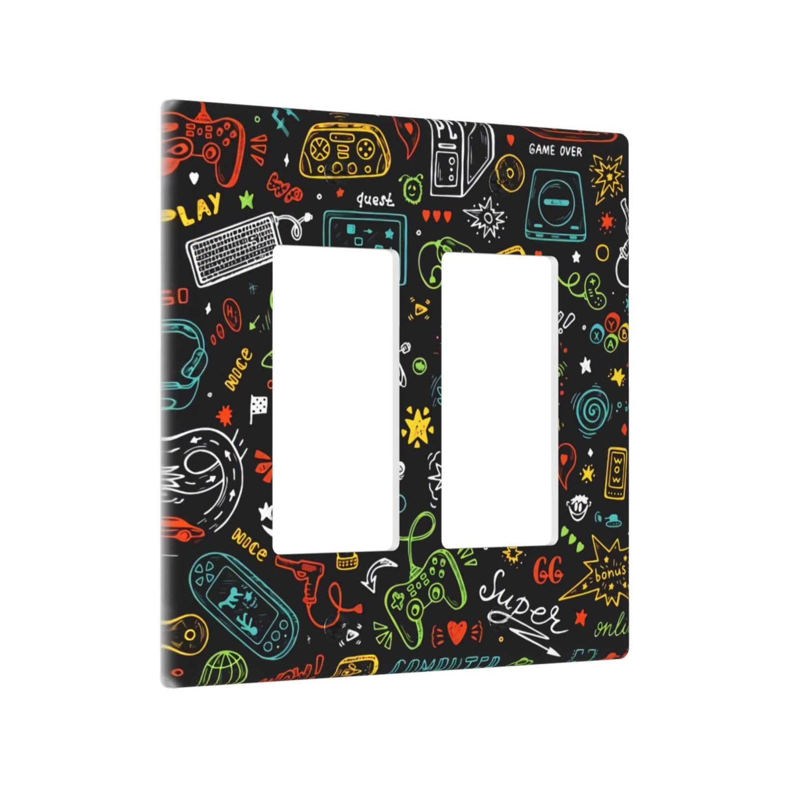 Arcade Lichtschalter-Abdeckung - Retro Design Für Spielzimmer & Kinderzimmer