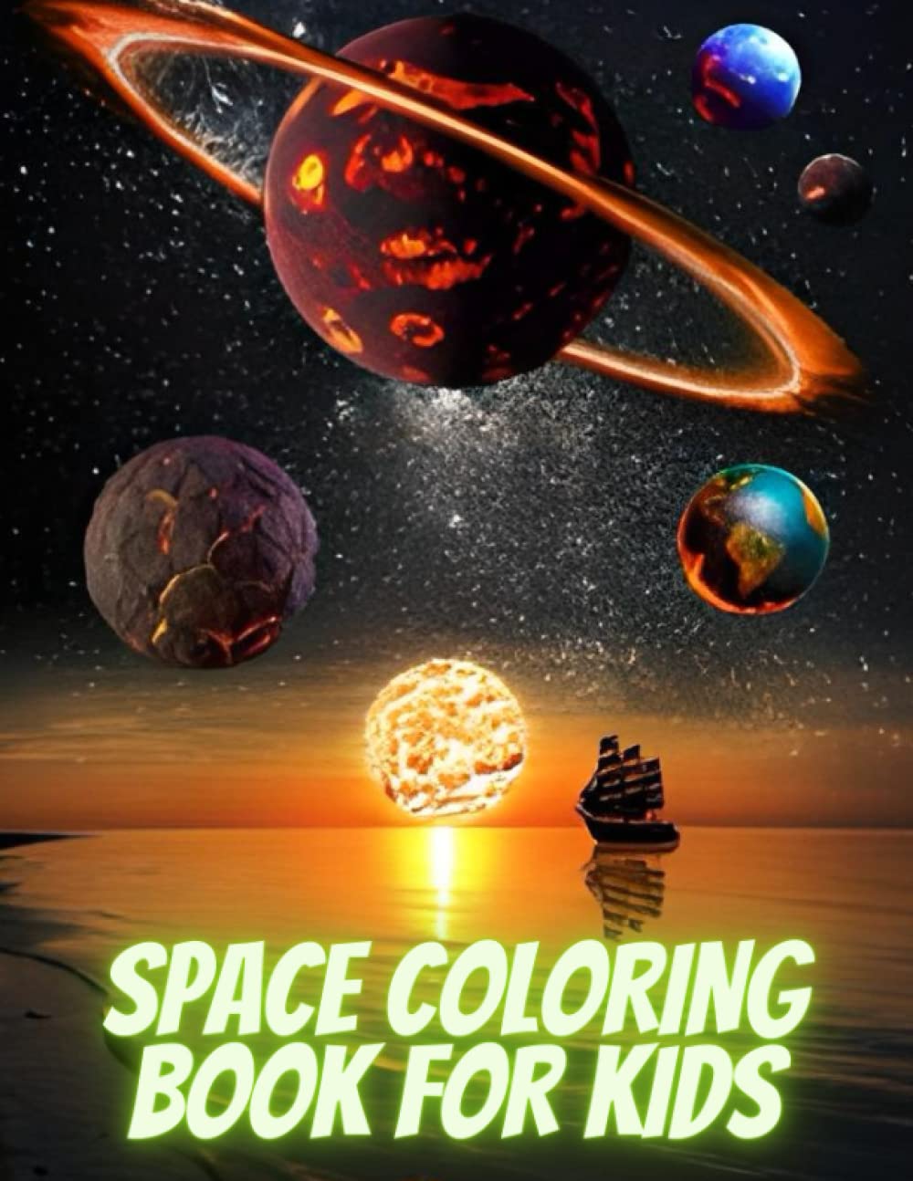 SPACE COLORING BOOK FOR KIDS: MAGICAL WORLD