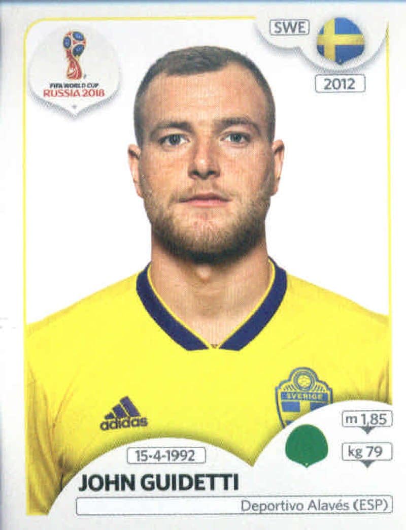 2018 Panini World Cup Stickers Russia 490 John Guidetti