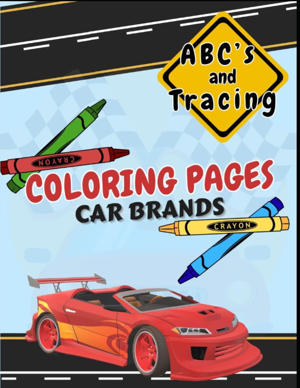 Coloring pages: Car Brands: ABC's and Tracing