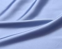 Vista 89 de Conjunto de bufanda de poliéster de gasa cuadrada de satén suave y grande para mujer, cuello de cabeza, multiuso, colores sólidos disponibles Azul