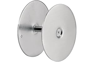 Prime-Line U 10446 Steel Door Hole Cover Plate for Enhancing Curb Appeal