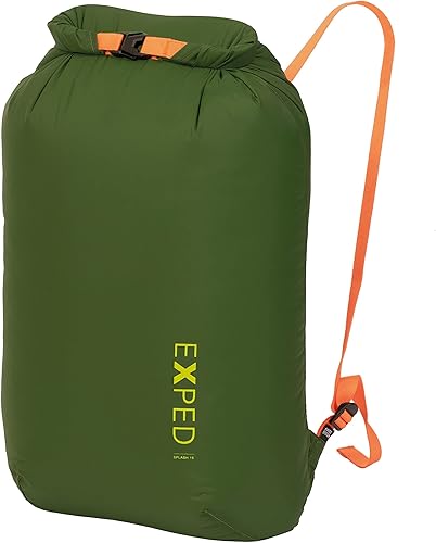 Exped Mochila Splash - Bolsa impermeable con tapa enrollable, Bosque, Mochilas Daypack