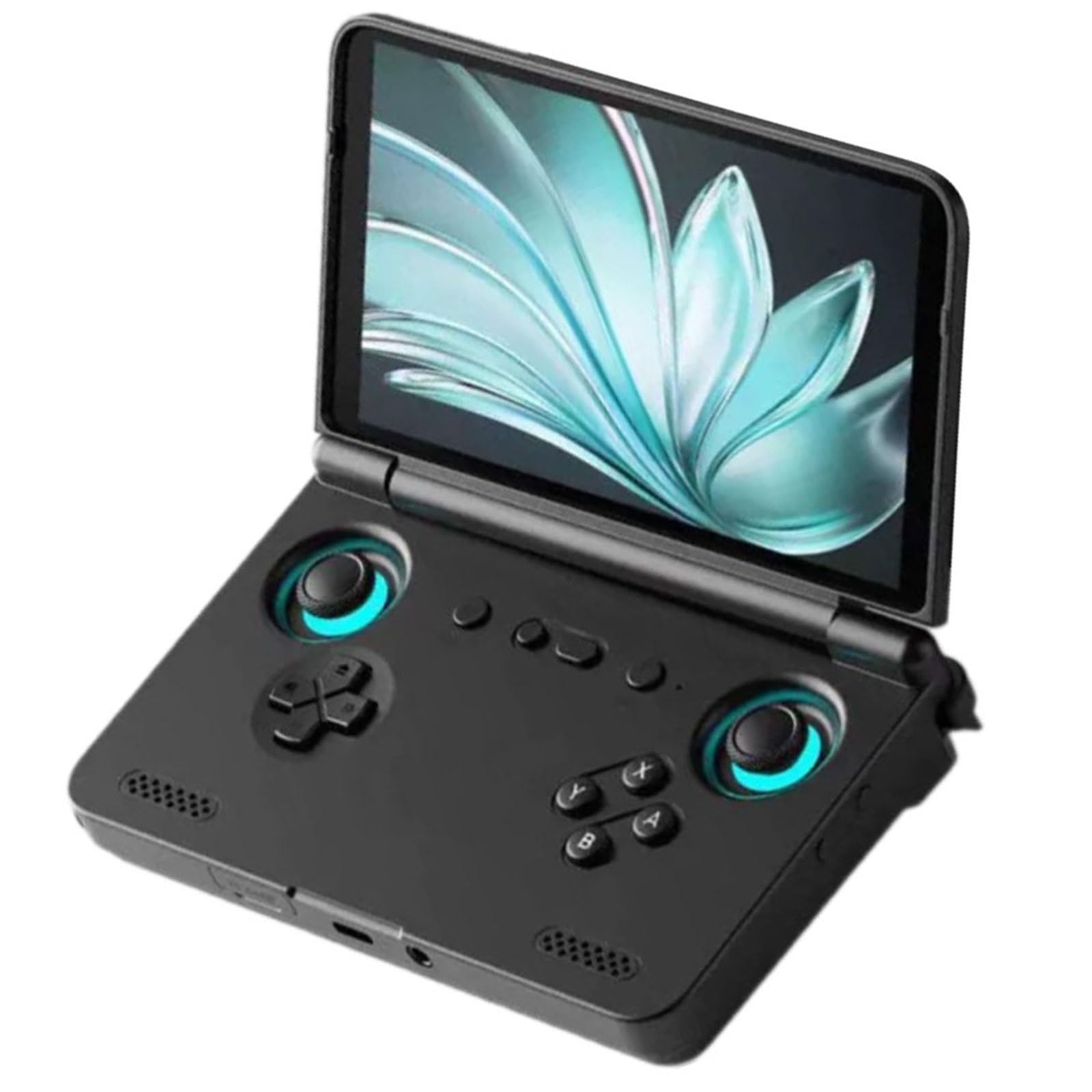 14 cm große, transparente tragbare Spielkonsole, schneller Prozessor, geringes Gewicht, reisefreundliches Design, 5000 mAh