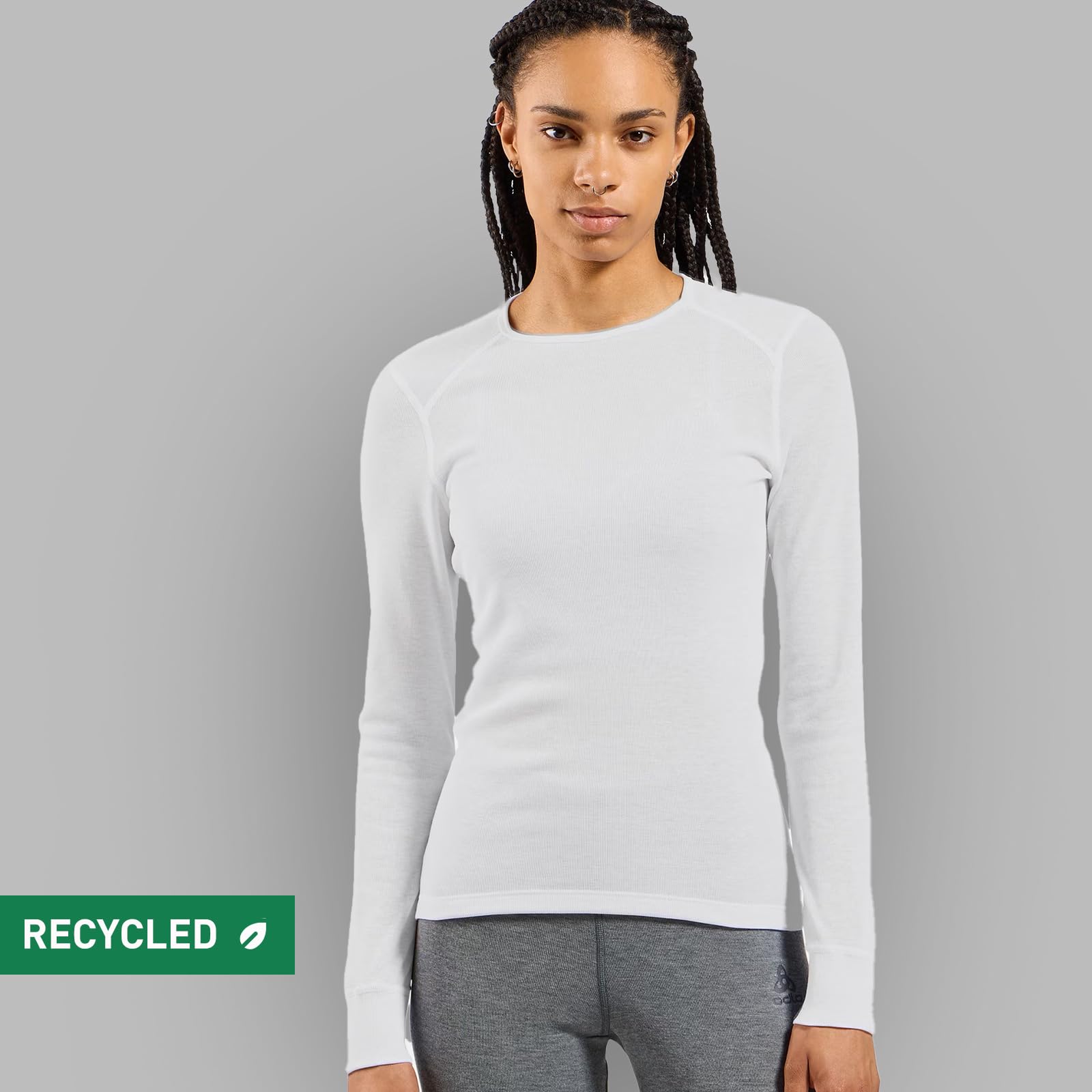 Odlo Thermounterwäsche Herren Active Warm I Langarm Thermoshirt I Warme Skiunterwäsche
