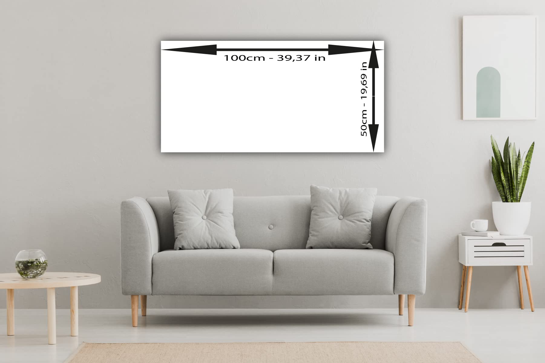 DIAMOND HOME Dipinto a Mano Acrilico su Tela con Telaio d'Abete - Quadro Materico Rettangolare con Dettagli in Rilievo - Made in Italy da Pittori Specializzati (50x100) ISOLA-50x100