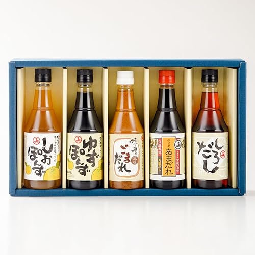 安藤醸造 五彩セット(つゆ2種、ごまだれ、味付けぽんず2種)秋田県 角館