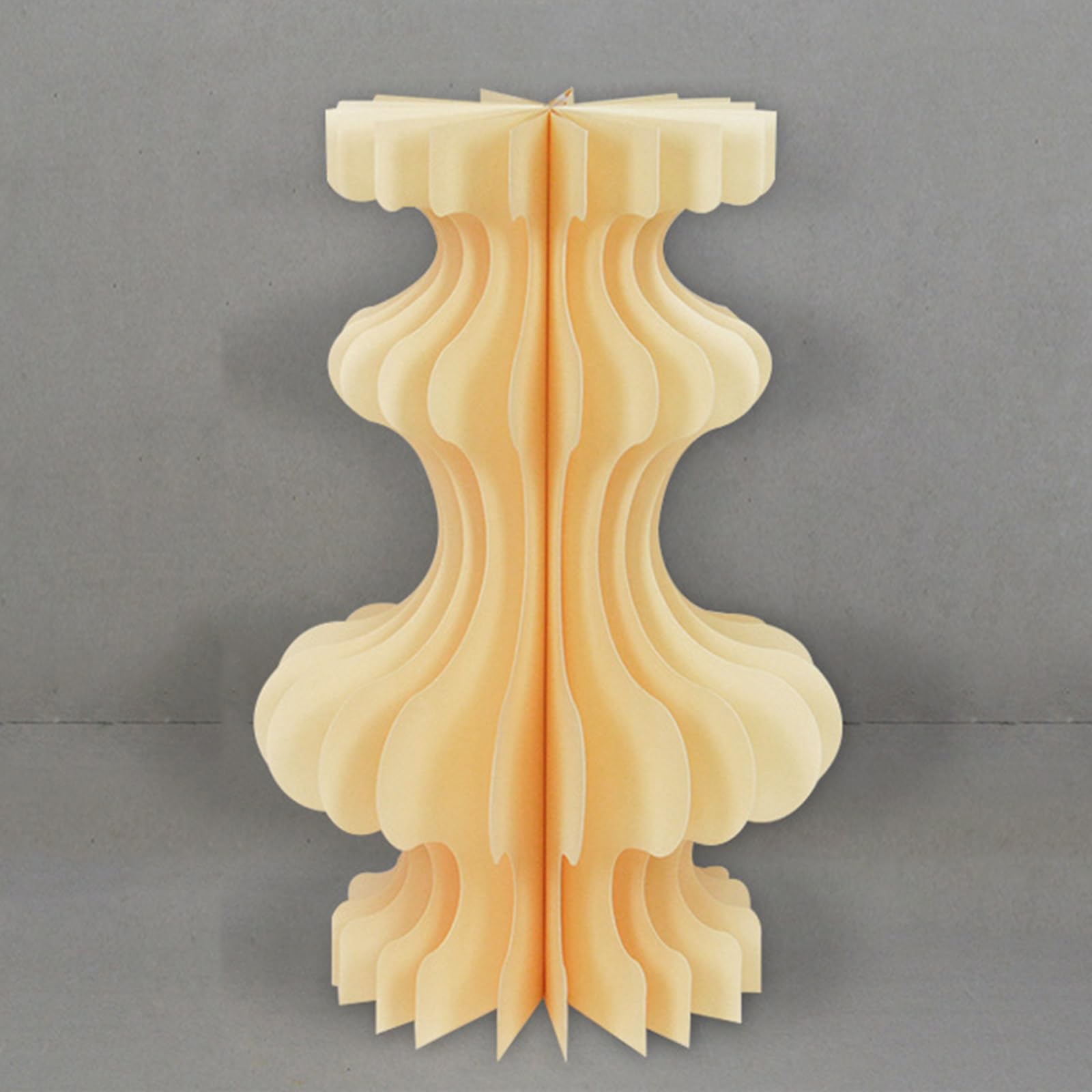 Présentoir à gâteaux stable et pliable en carton rouge ARIASS 30x80 CM