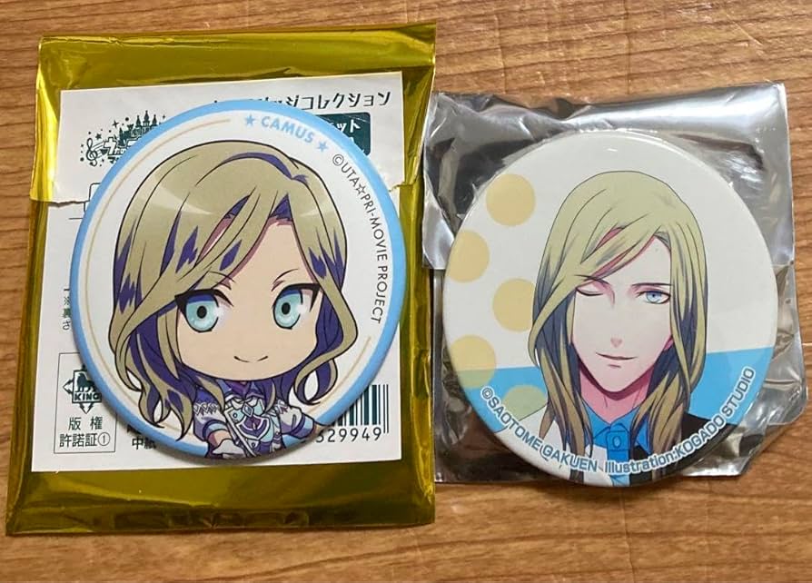 うたプリ　ドルソン　缶バッジ B カミュ うたプリ ドルソン 缶バッジ B カミュ 劇場版 うたの☆プリンス