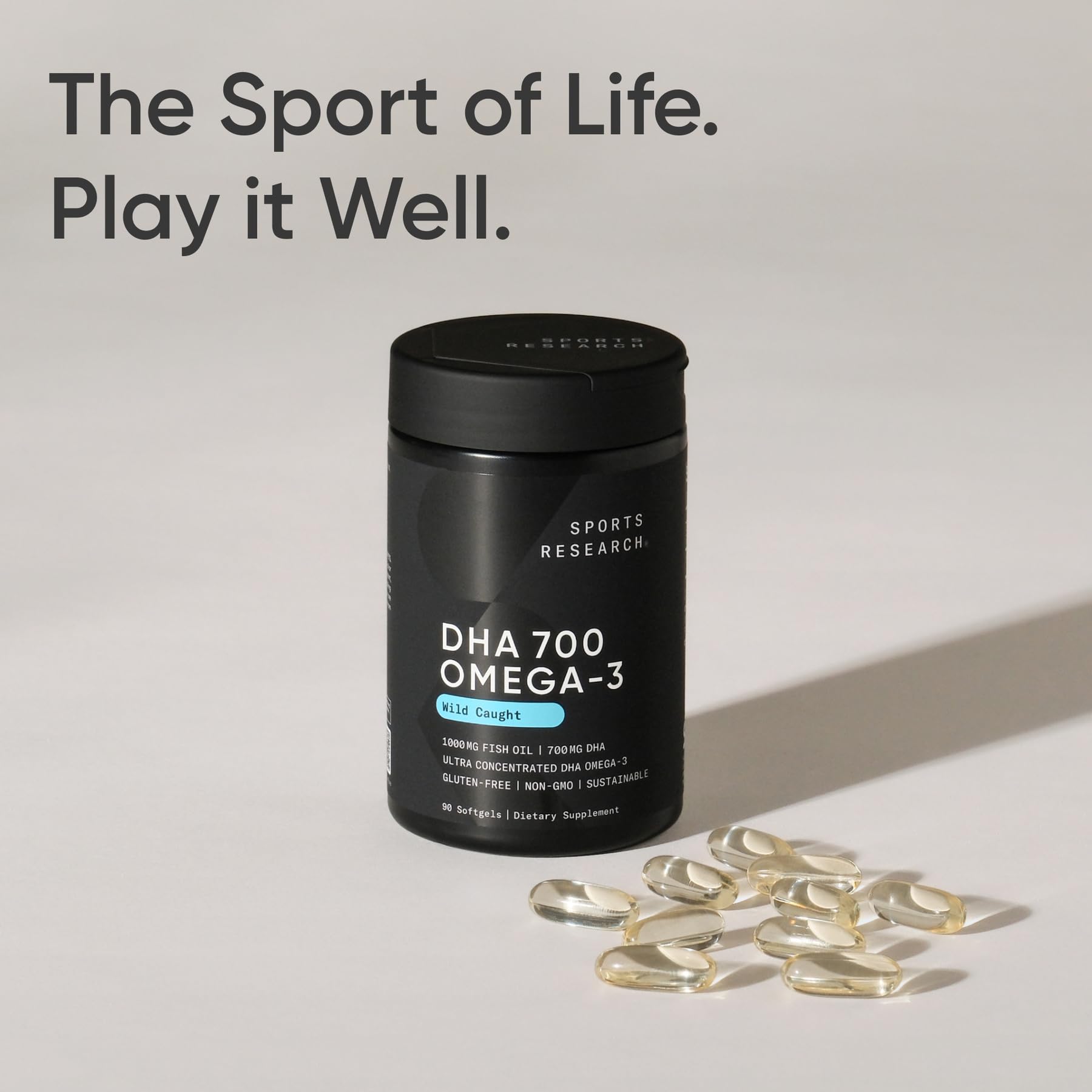 Sports Research® Omega-3 DHA 700mg, 90 Softgels — Amazon image 7