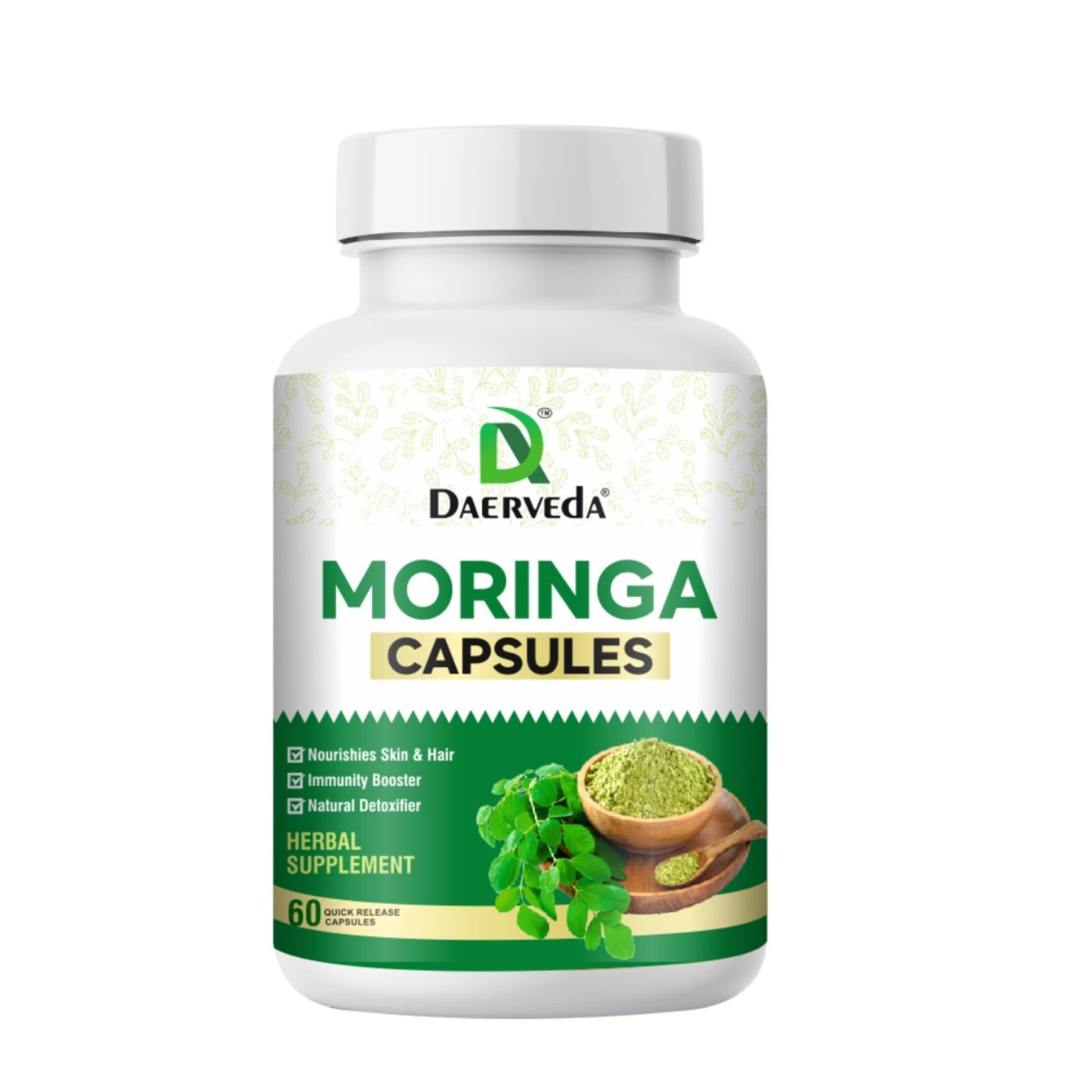 Dev Ayurveda Moringa Capsules 60N II Quick Release Capsules