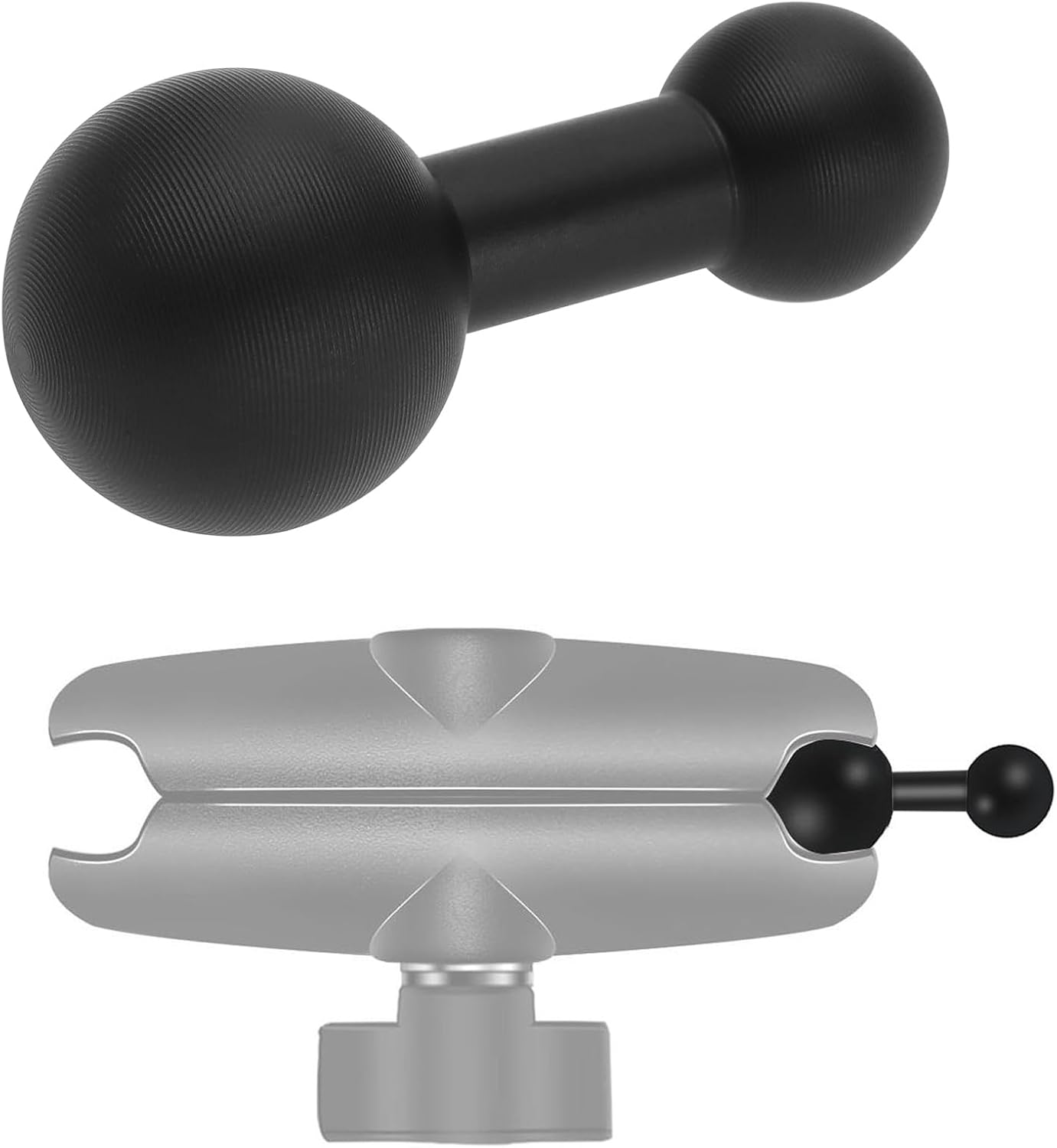 Create idea 25mm / 1" to 17mm Ball Adapter for RAM Mount B Size Double Socket Arm Compatible with Garmin 17mm Swivel GPS Mounting Extension Rod Arm image 3