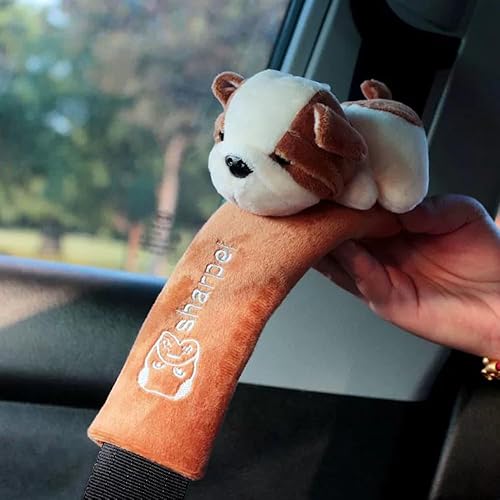 Miniatura 2 de ZOSTLAND Funda universal para cinturón de seguridad de automóvil, almohadillas de hombro suaves para correa de seguridad automática, funda de