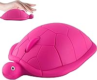 Vista 7 de elec Space Ratón inalámbrico en forma de tortuga, ratón óptico de computadora de 2.4G, 3 botones, 4.7 x 3.0 in (verde menta)