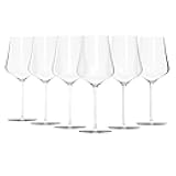 Gabriel-Glas Crystal Wine Glasses, Set of 6 with Gift Box - Premium, Universal Wine Glass for Red and White Wine - Dishwasher Safe, Lead-Free, 16 oz