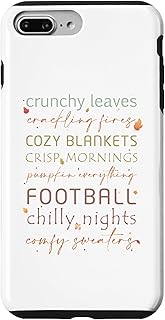 iPhone 7 Plus/8 Plus Cozy Blankets Crunchy Leaves Crackling Fires Football Fall Case