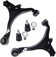 Vista 90 de Detroit Axle - Kit de brazos de control delanteros de 4 piezas para Ford Mustang Base GT 05-10 2005 2006 2007 2008 2009 2010, 2 brazos de control