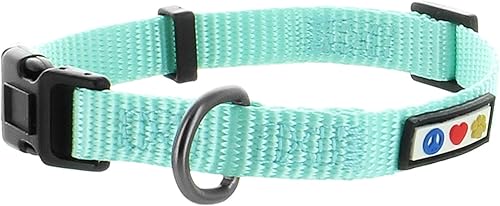 Miniatura 5 de Pawtitas Paquete económico  Arnés para perro pequeño + collar para perro pequeño + correa para perro extra pequeñapequeña de 6 pies, juego verde