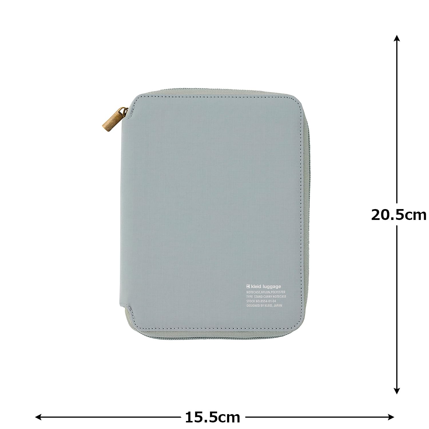 kleid 8554-04 Custodia per notebook, B6 Stand Custodia per banconote, Blu Grigio