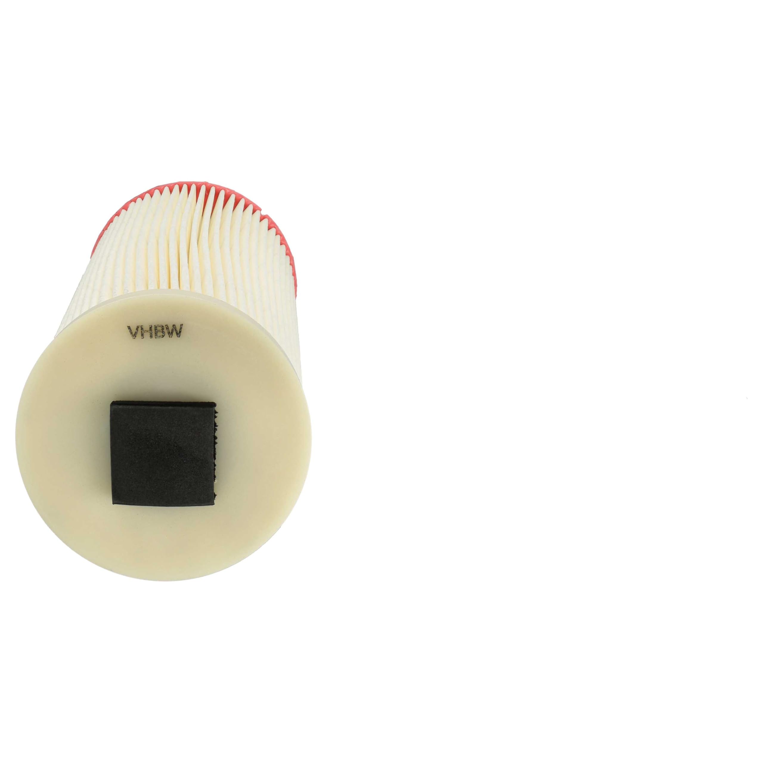 vhbw 2x Filtro compatible con Dustcontrol DC 2800, 1800, 2900 eco aspiradora - filtro Hepa naranja blanco
