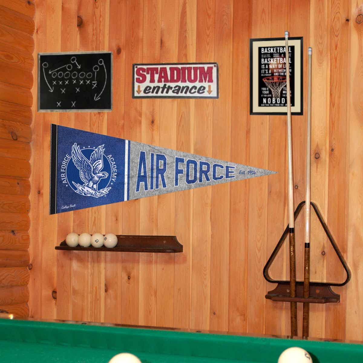 Air Force Falcons Pennant Throwback Vintage Banner
