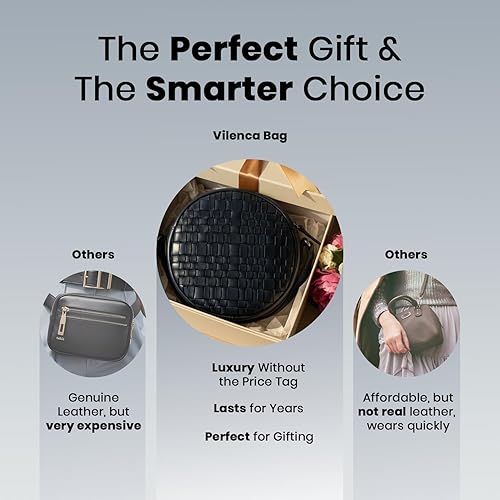 Miniatura 9 de Bolsos cruzados redondos de cuero genuino para mujer, bolso bandolera para mujer, bolso cruzado de moda casual