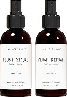 Vista 66 de Muse Apothecary Flush Ritual - Aerosol para inodoro aromático y refrescante, usar antes de ir, 4 onzas, infundido con aceites esenciales naturales