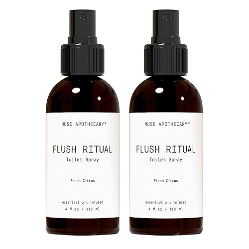 Miniatura 67 de Muse Apothecary Flush Ritual - Aerosol aromático y refrescante para inodoro, uso antes de ir, 8 onzas, infundido con aceites esenciales naturales