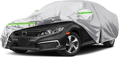 Funda impermeable para camión, 6 capas de repuesto para Honda Civic Hatchback 2011-2022, fundas de automóvil para todo tipo de clima con puerta con