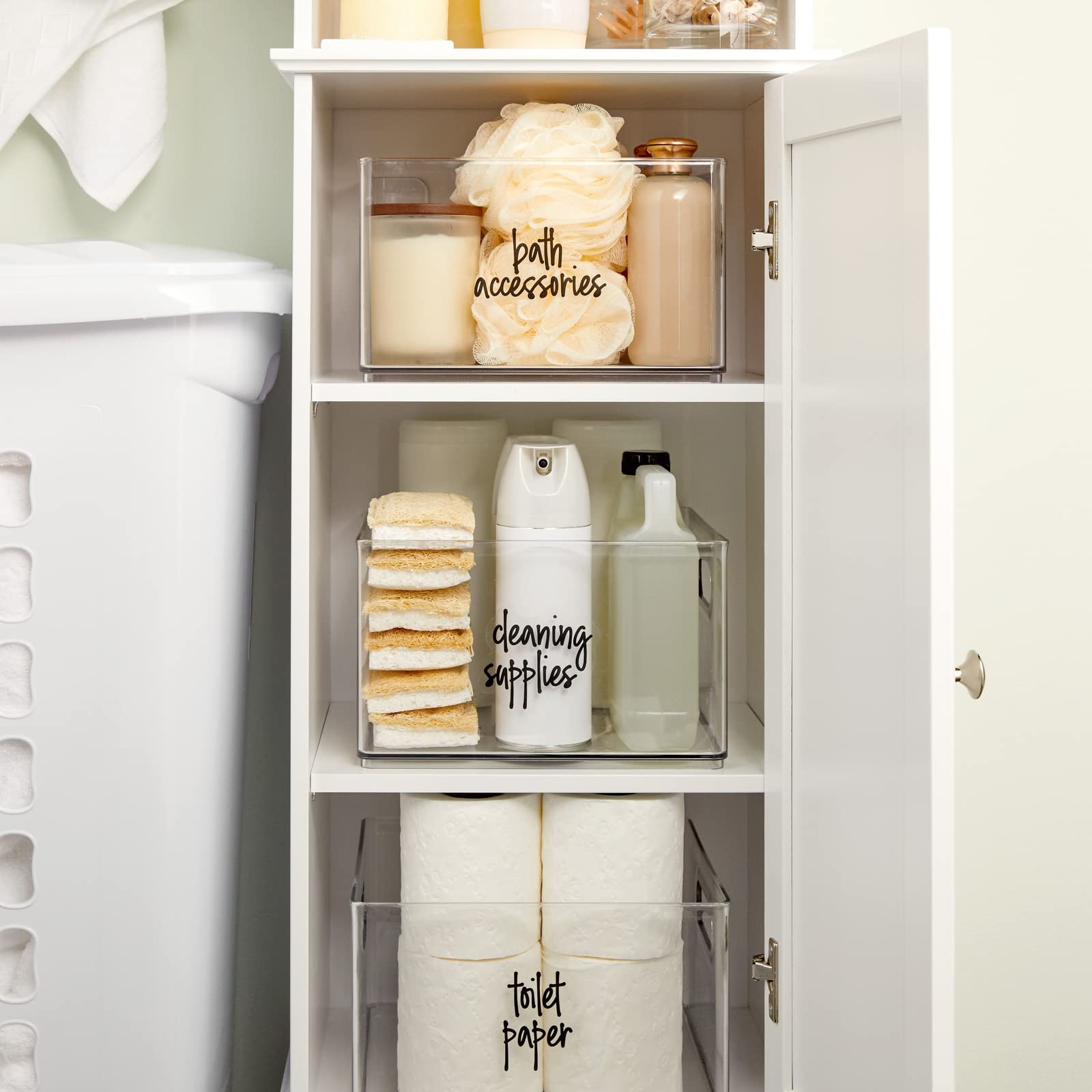 Talented Kitchen 141 Laundry Room Labels for Containers, Linen Closet