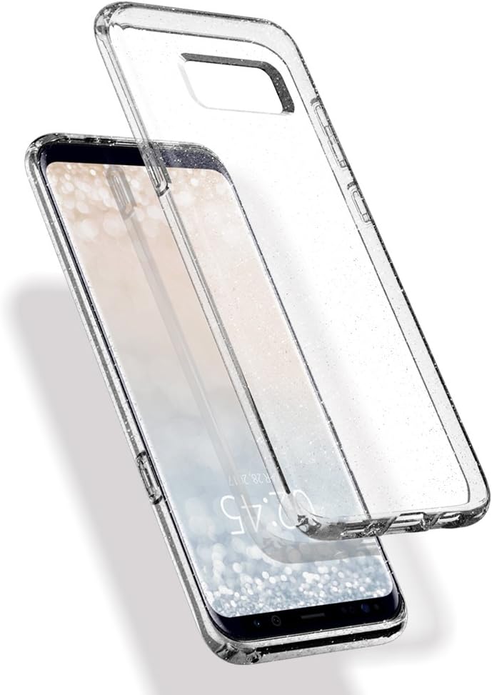 Spigen Liquid Crystal Glitter Galaxy S8 Plus Case with Slim Protection and Premium Clarity for Galaxy S8 Plus (2017) - Crystal Quartz