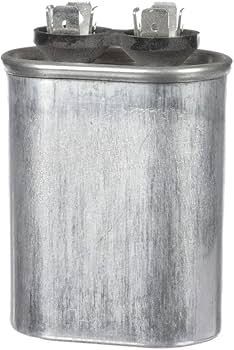York Single Run Capacitor, 10Mfd,370V,Flat: Capacitors