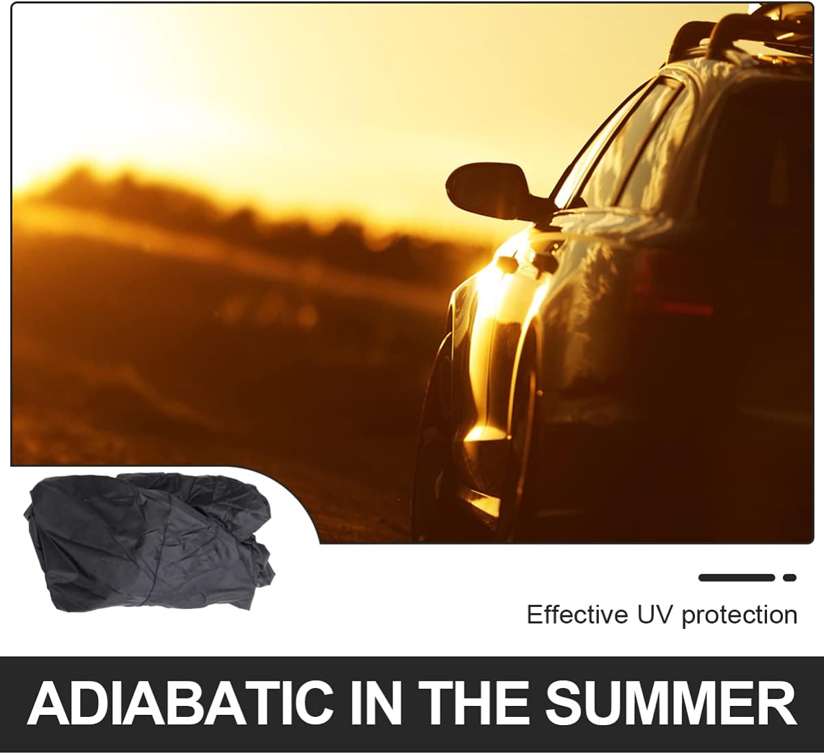 BESPORTBLE Grass Machine Cover Vehicle against Dust Rain Uv Black for Outdoor Use