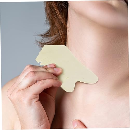 Miniatura 4 de 2 unids peine de jade cuero cabelludo masaje desenredante peine herramienta de raspado muscular cuerpo Guasha Junta de eliminación de arrugas Jade,