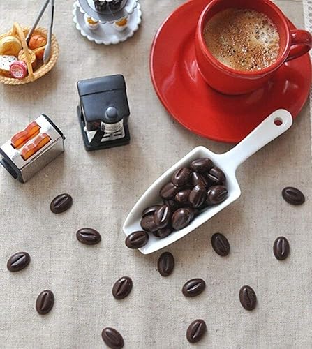 Miniatura 5 de 4 x 55 mini granos de café molde de chocolate caramelo cubo de hielo jalea DIY decoración de pastel molde de silicona de grado alimenticio moldes