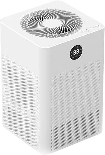 Miniatura 1 de HD022 - Deshumidificador giratorio para dormitorio con manguera de drenaje, ultra silencioso, pequeño, deshumidificadores portátiles para sótano,