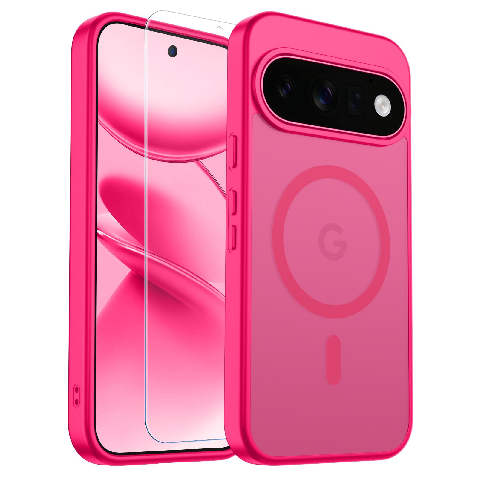 SUPFINE Magnetic for Google Pixel 11 Pro XL Case - Hot Pink
