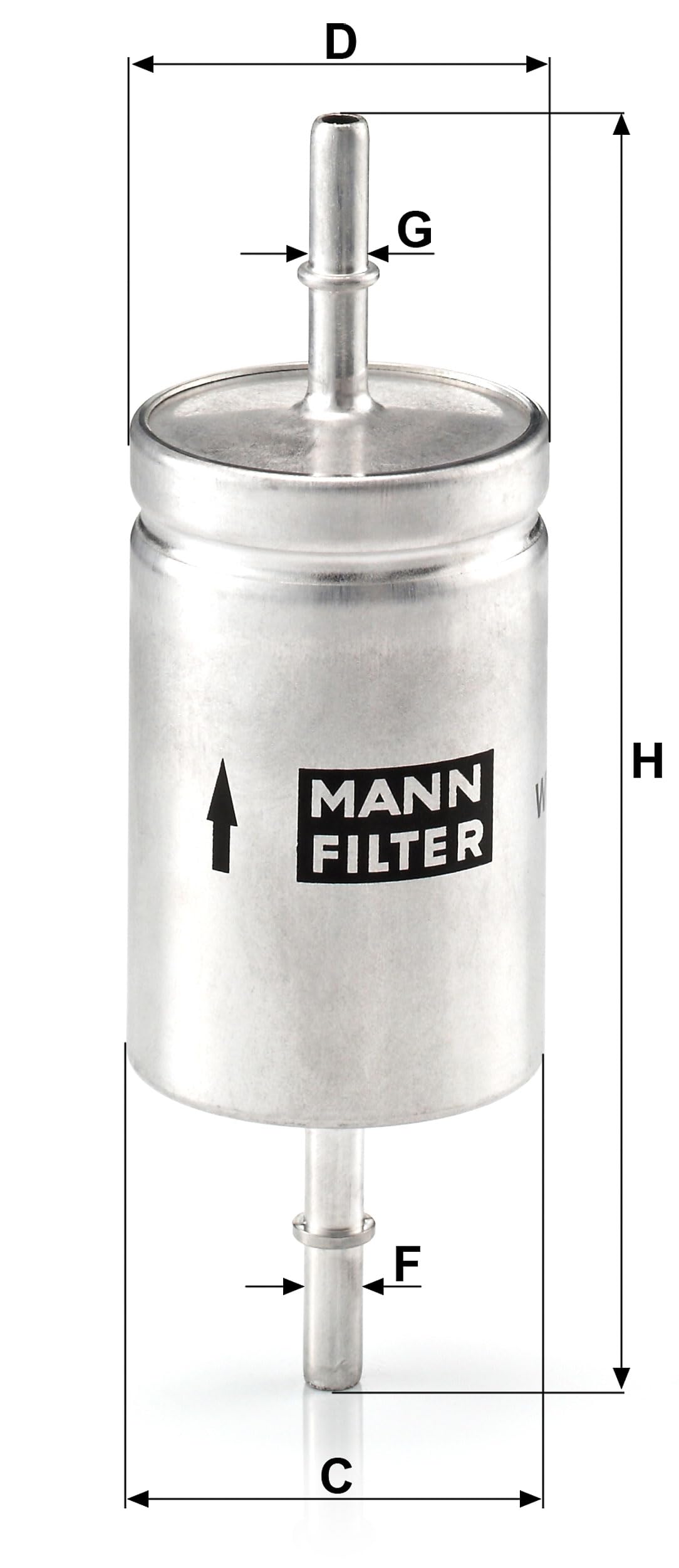 MANN-FILTER WK 512 Filtr paliwa - do Samochody osobowe + dostawcze