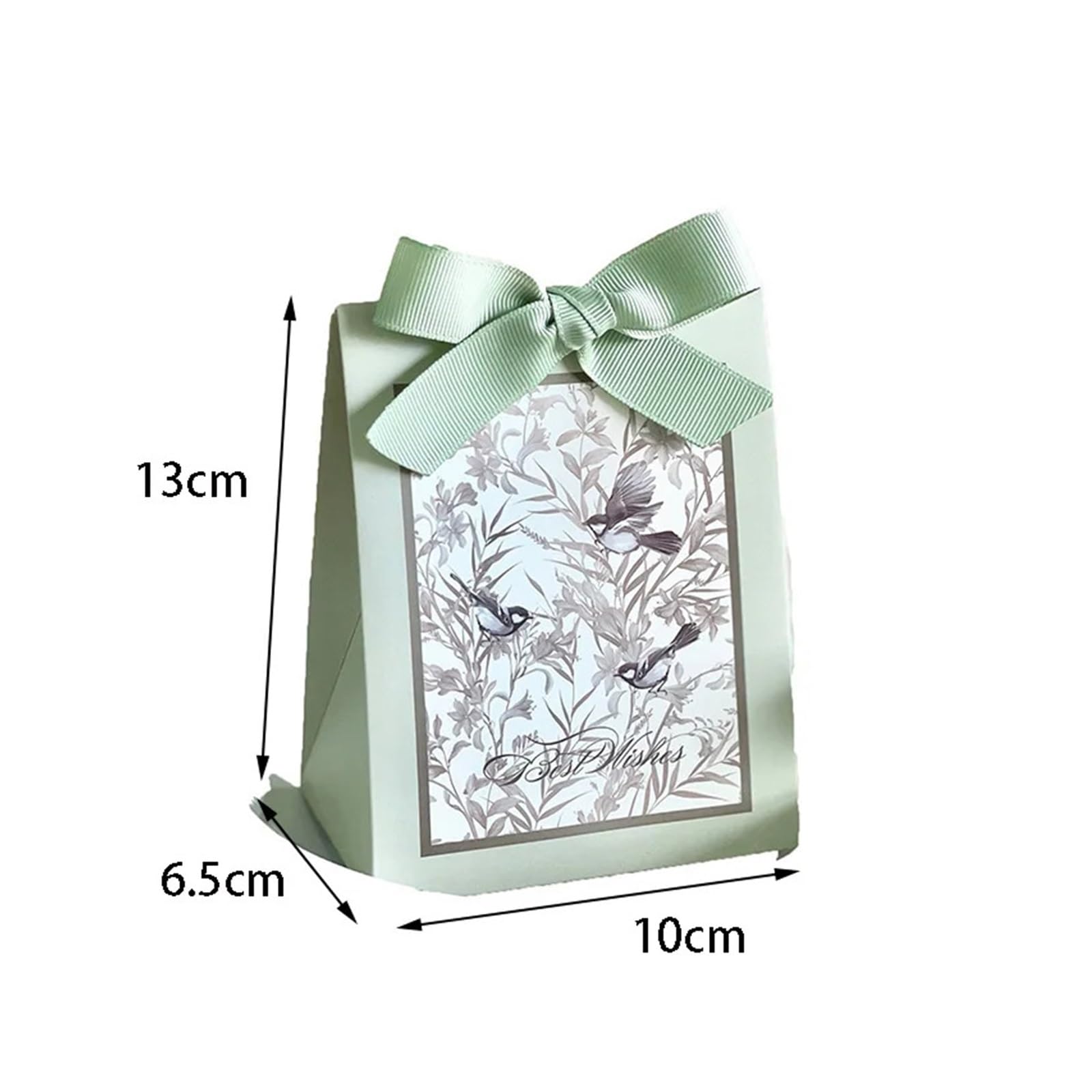 Geschenk Box 10/20 Stücke Retro Missugar Box Süße Hochzeit Gunsten Verpackung Pralinenschachtel Mit Band Geburtstagsfeierbedarf(Green1,20pcs)