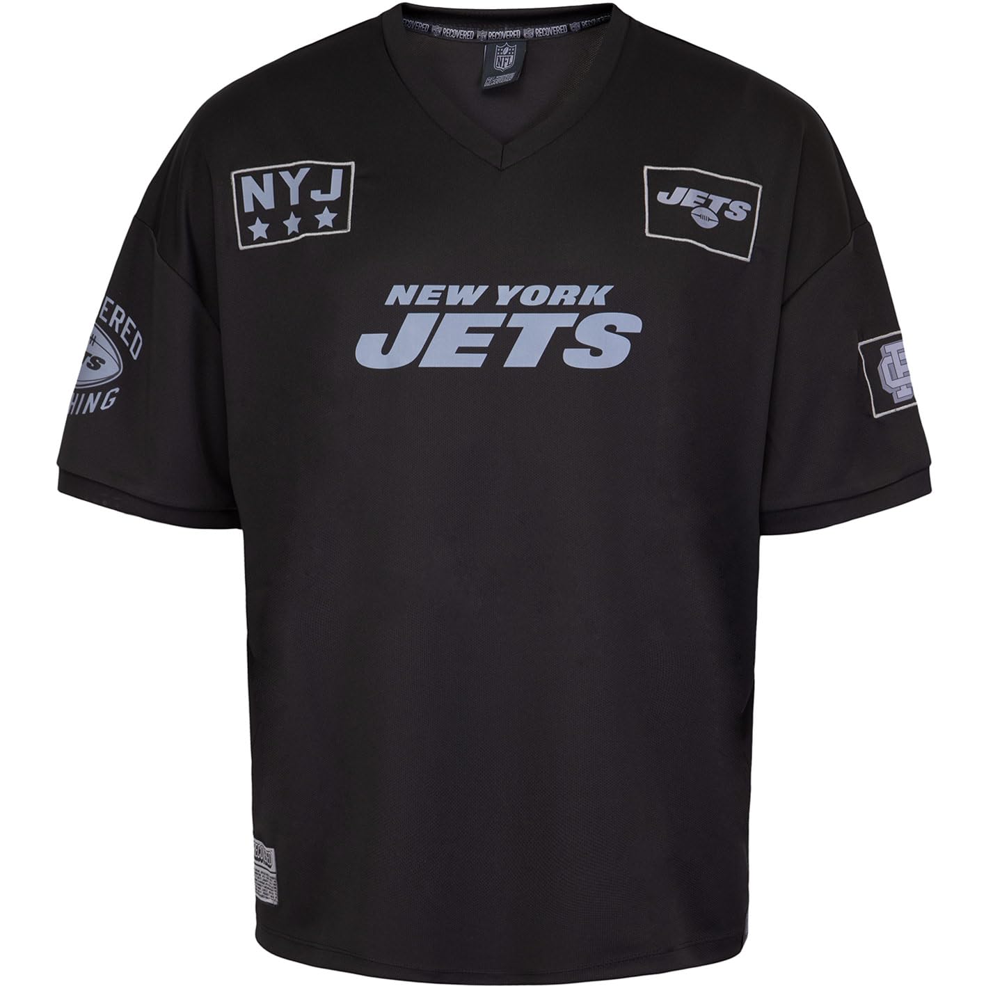 Recovered NFL Team Salute Black Military Oversized Mesh Limited Jersey Jersey Jersey