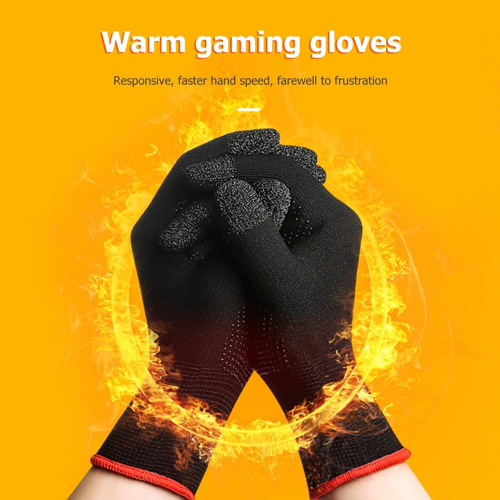 Amazon | XHUM 2個のゲームグローブ 用汗防止傷のない敏感な