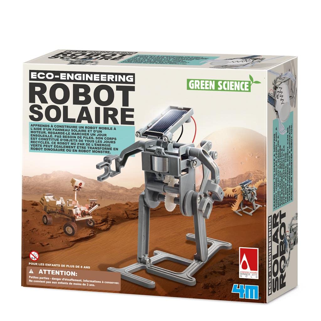 4M Kidz Labs - Lote creativo Green Science: Robot solar
