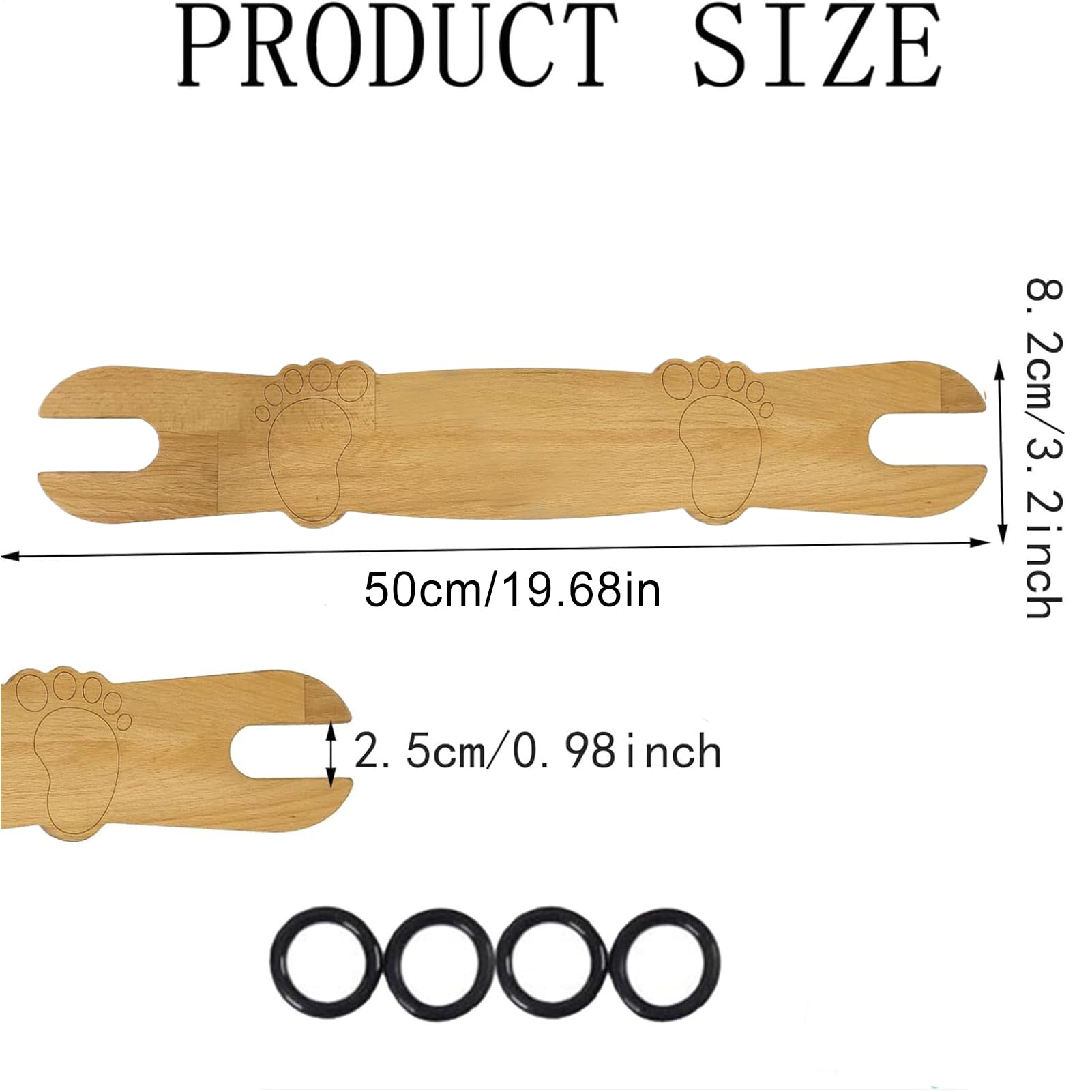 Reposapiés Para Silla Alta - Taburete De Madera Ajustable,Artículos Bebé Antideslizantes, Muebles Ergonómicos Infantiles para Comer en Casa