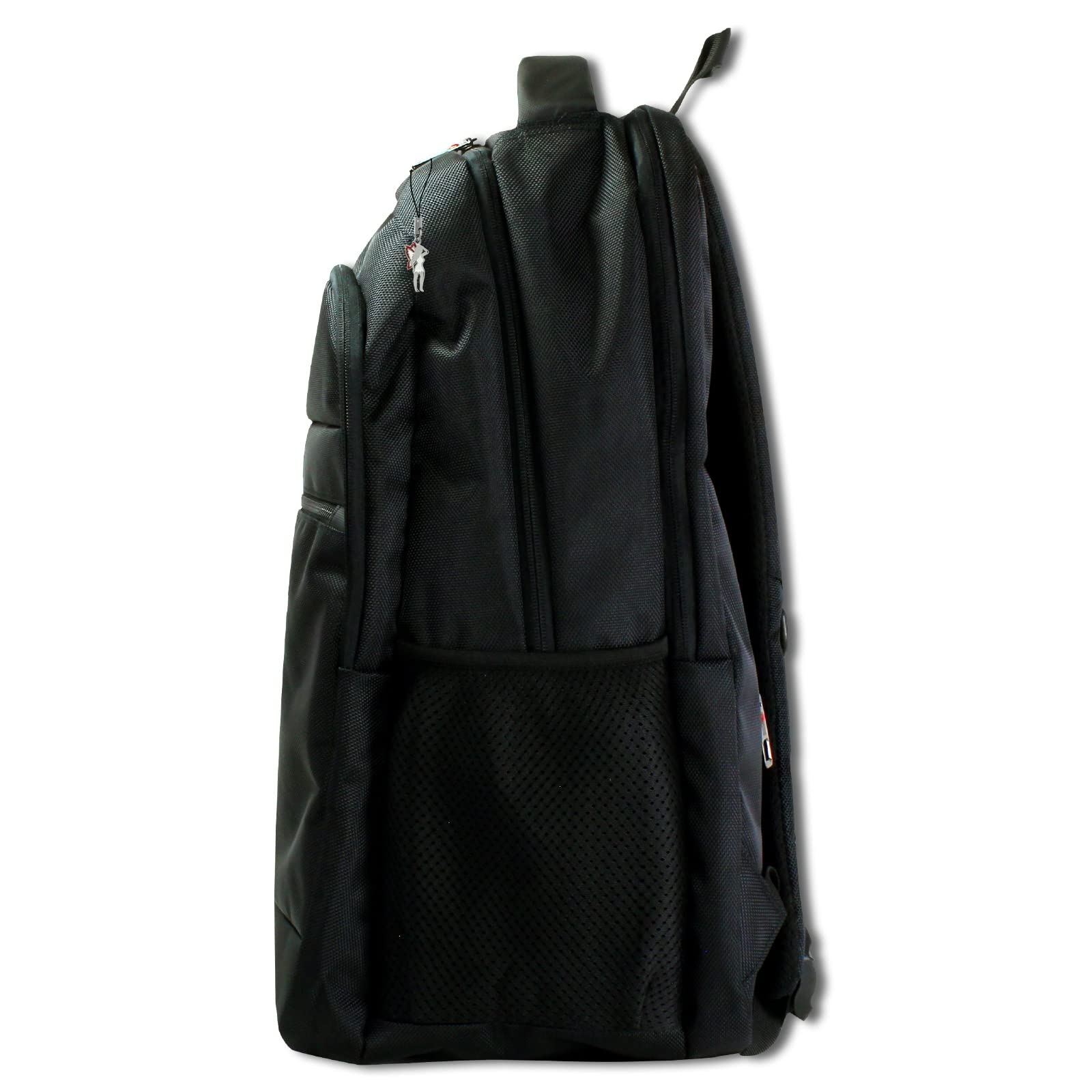 Travel N Meet Laptoprucksack, Notebooktasche gepolstert schwarz ORD202S Polyester Freizeitrucksack