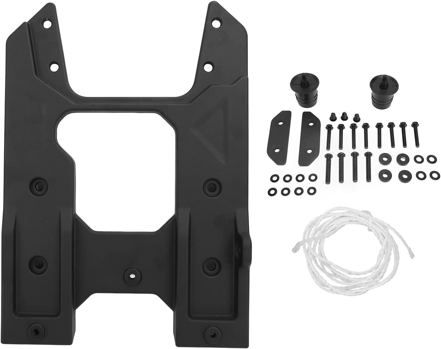 Spare Tire Carrier Tailgate Bracket Reinforcement Kit for JL 2018-2023, Aluminum Alloy Enhanced Stability Tire Hinge Reinforcement Kit, OEM 82215356AB, 82215356AC