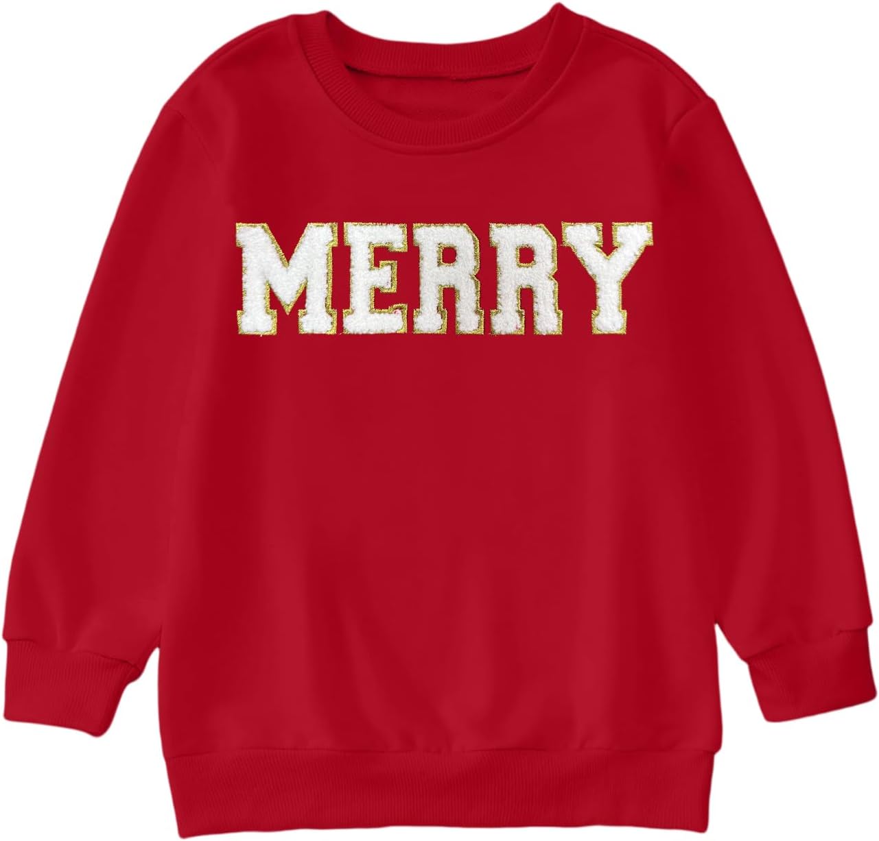 Christmas Sweatshirts for Girl Funny Merry Christmas Sweater Kids Fleece Xmas Long Sleeve Pullover 6-14 Years
