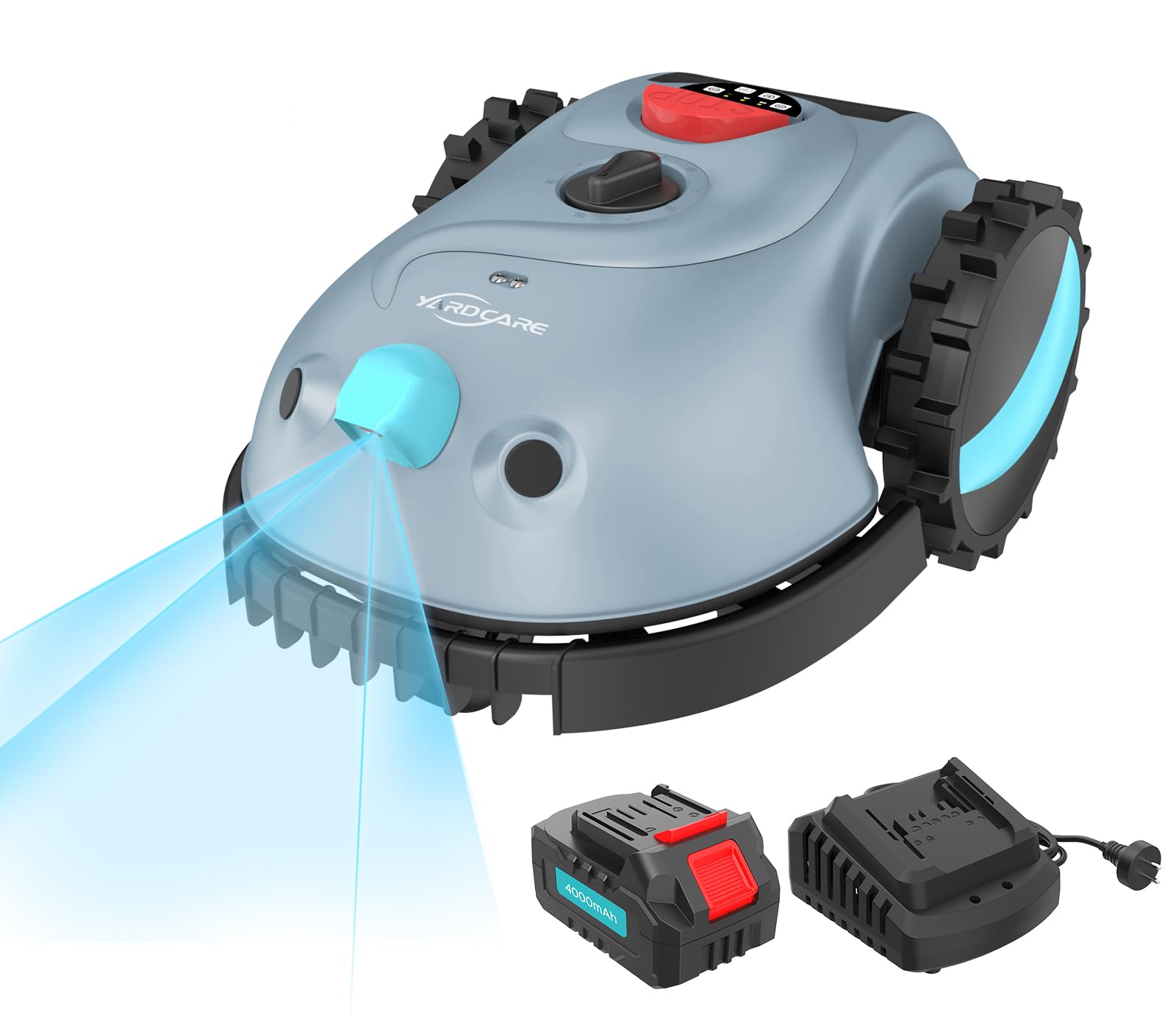 YARDCARE V100 Robot Tondeuse sans Fil Périphérique